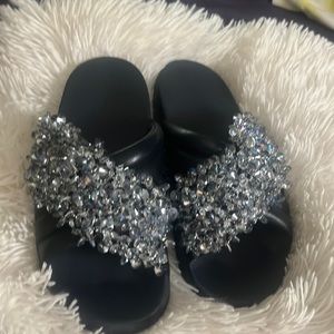 Tory Burch embellished slides